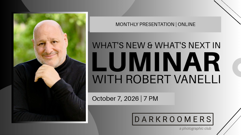 What's New & What's Next in Luminar with Robert Vanelli @ ONLINE | San Diego | California | United States