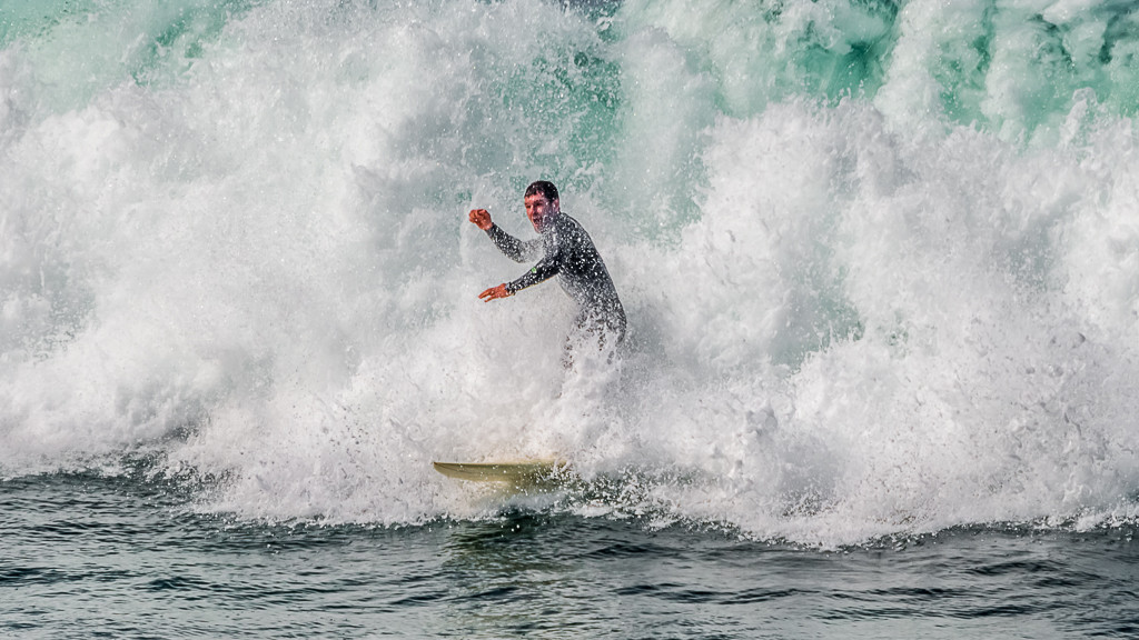 Third Place Color: Kung Fu Surfer by Jeff Booher