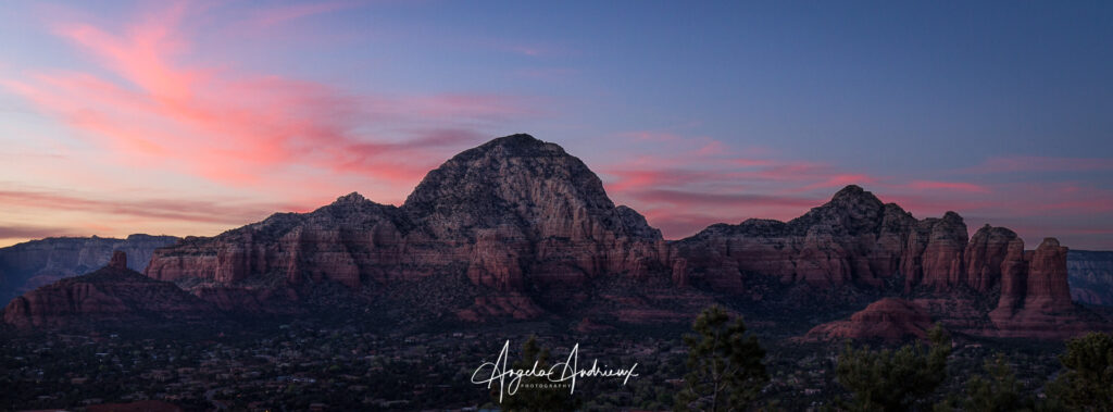 Sedona Sunset © Angela Andrieux