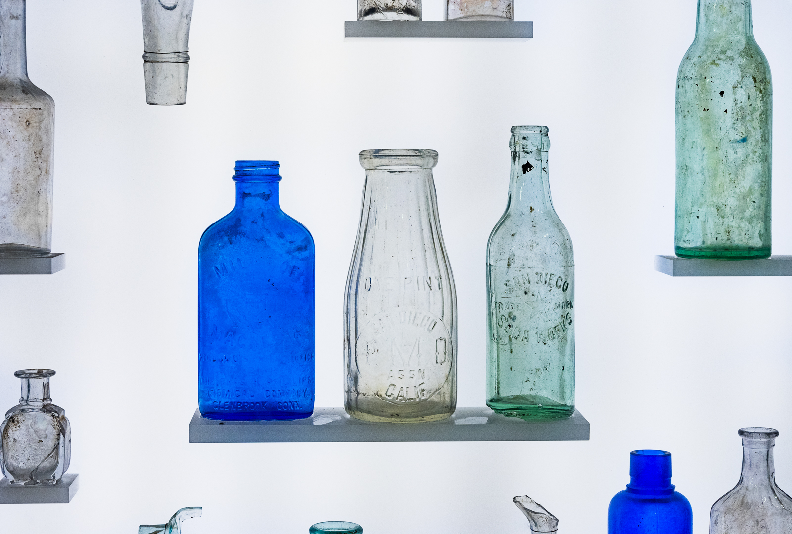 Vintage Bottles by Lois Fong-Sakai