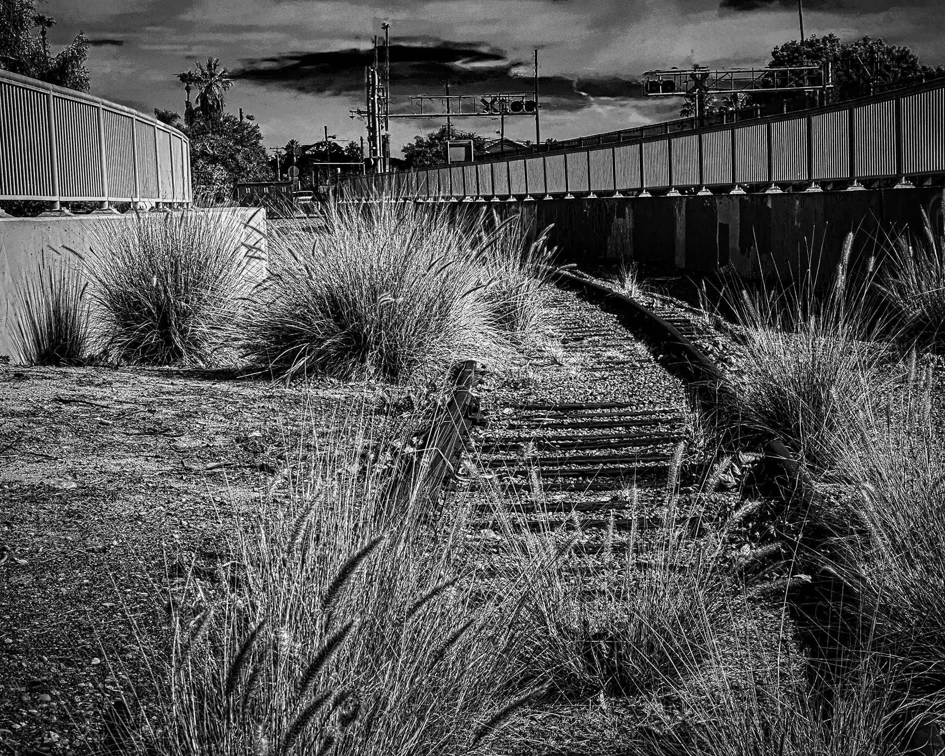 Weeding Railroad by Rick Phillips