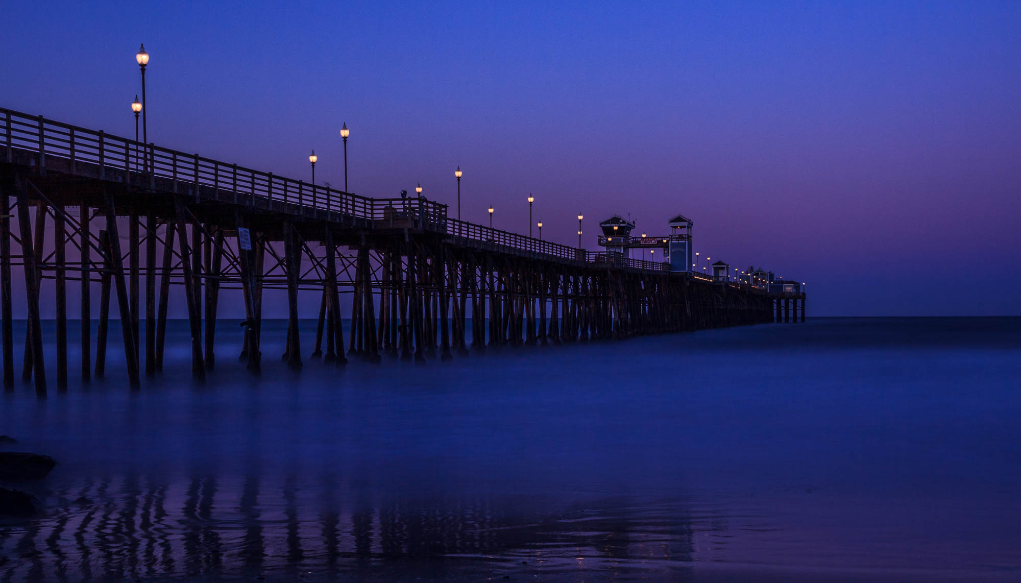 Oceanside Pier at Dawn by James Pyle
