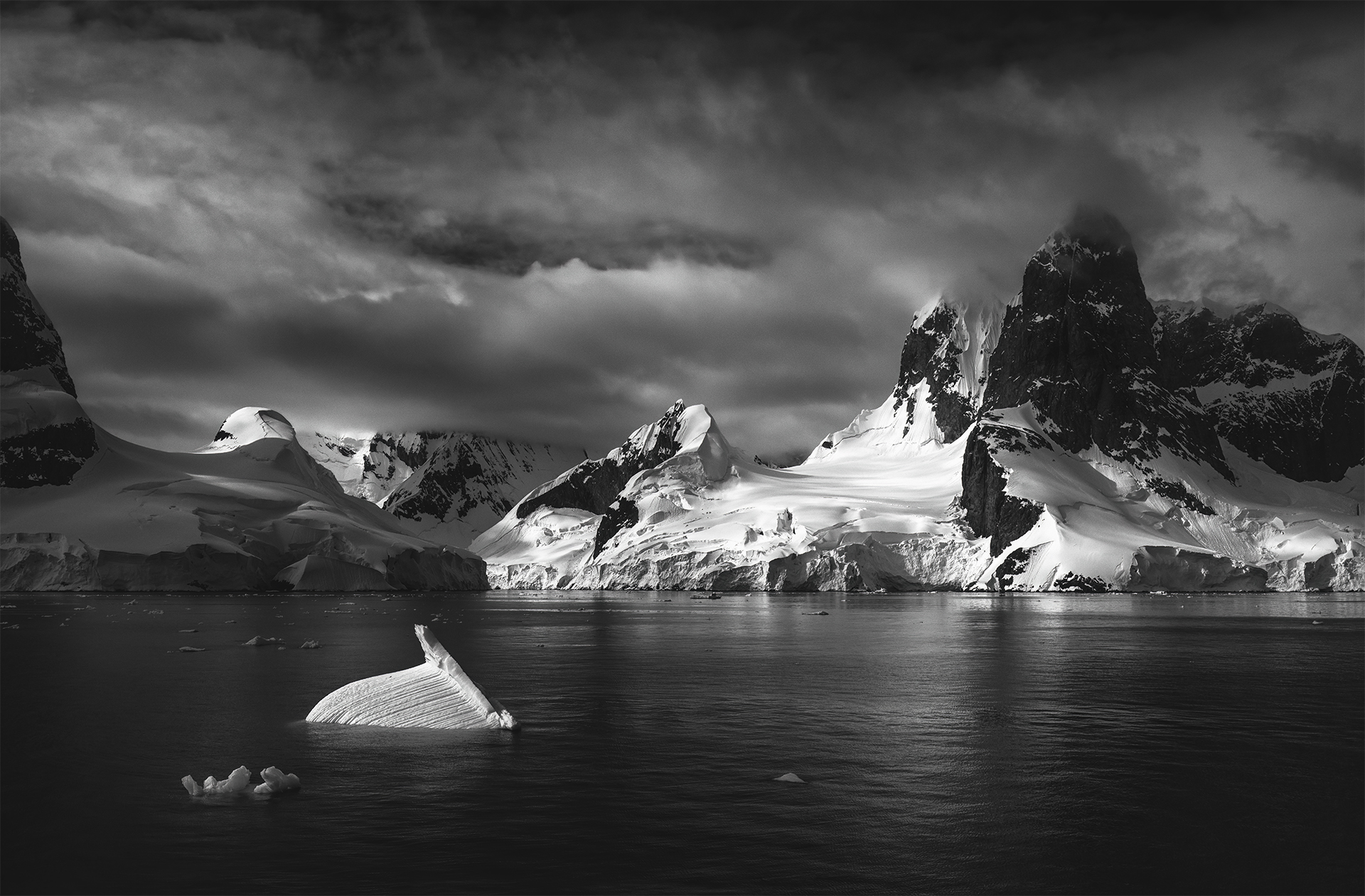 Lemaire Channel Antarctica by Lisa Miller