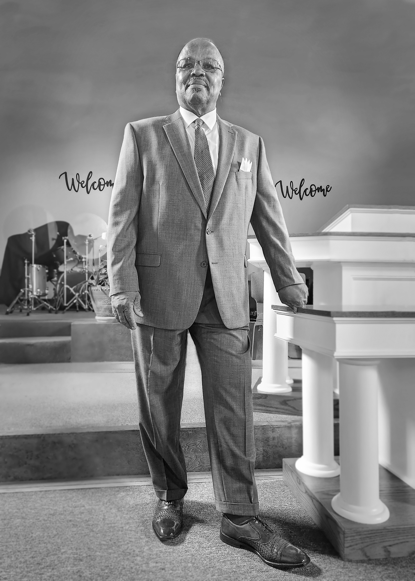 Rev Calvin D. Langston by Michael Peddecord