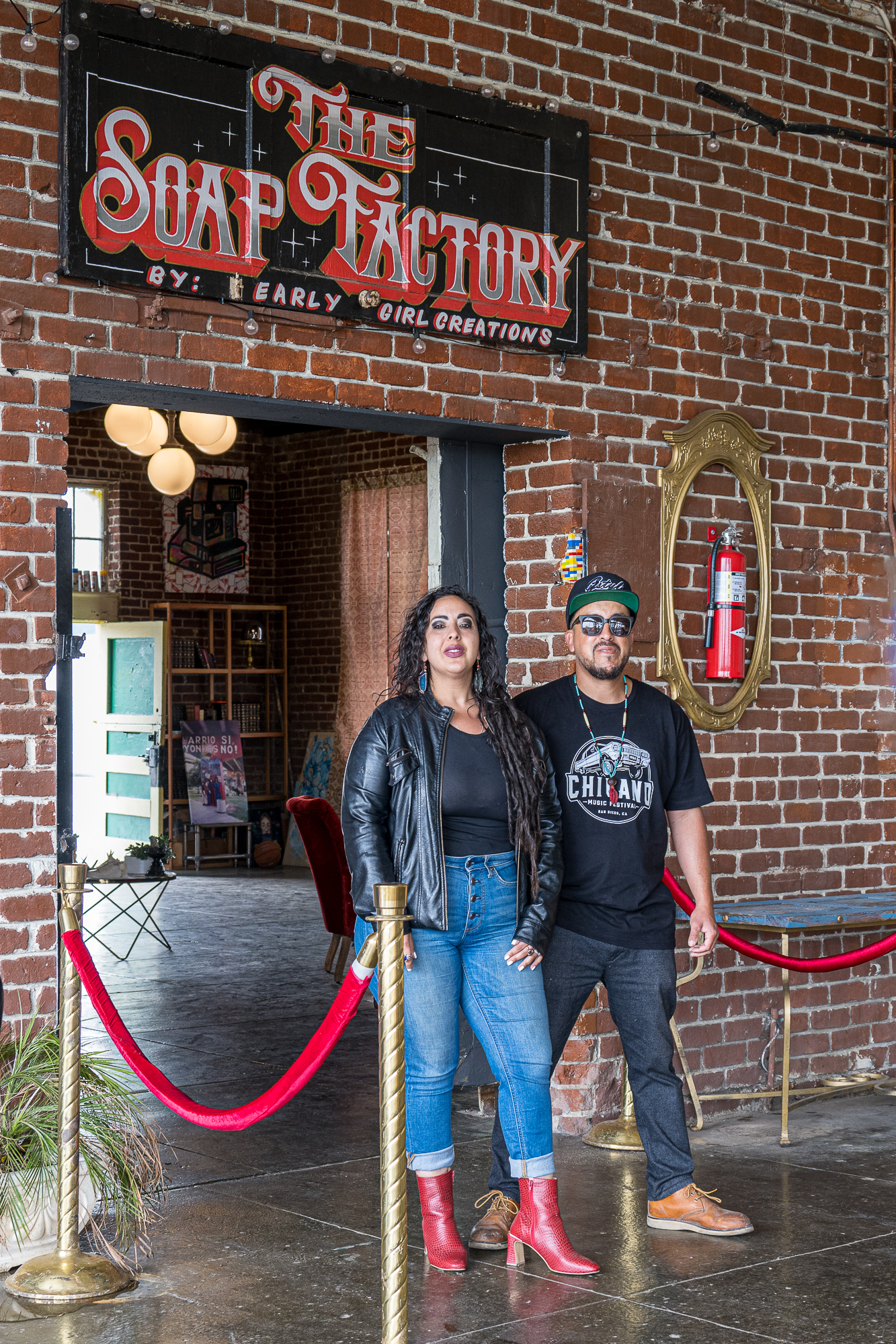 Karen & Chris Soap Factory by Michael Peddecord
