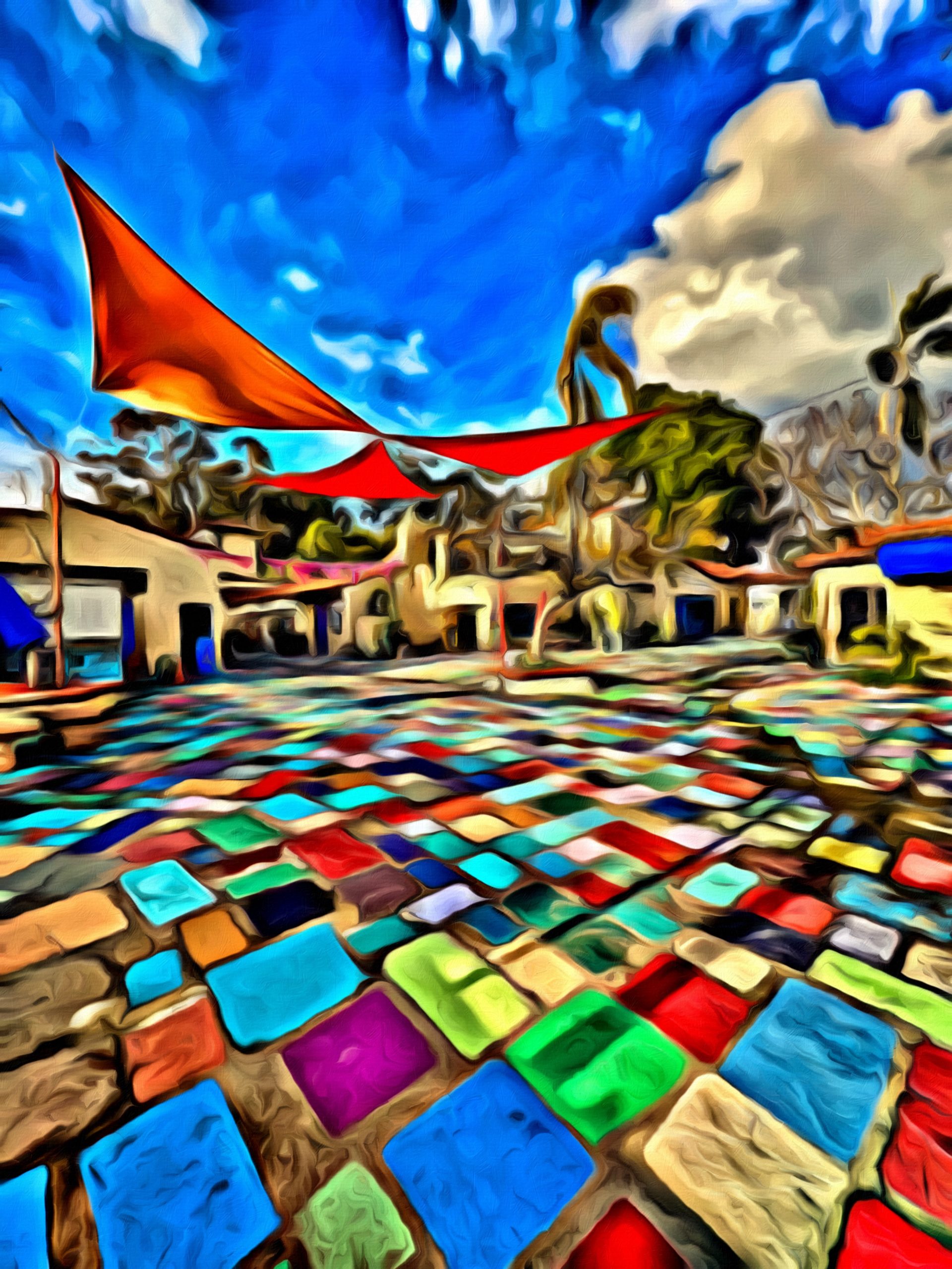 Spanish Village Art Center by Cyndy Campbell