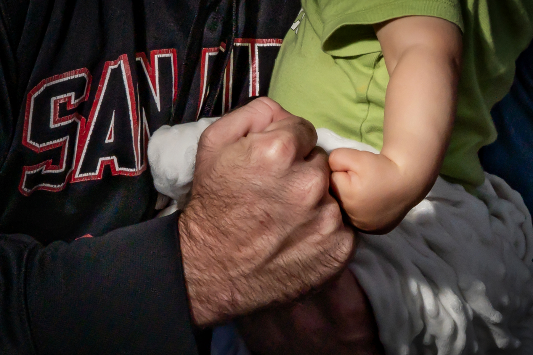 First Fist Bump by Rick Phillips