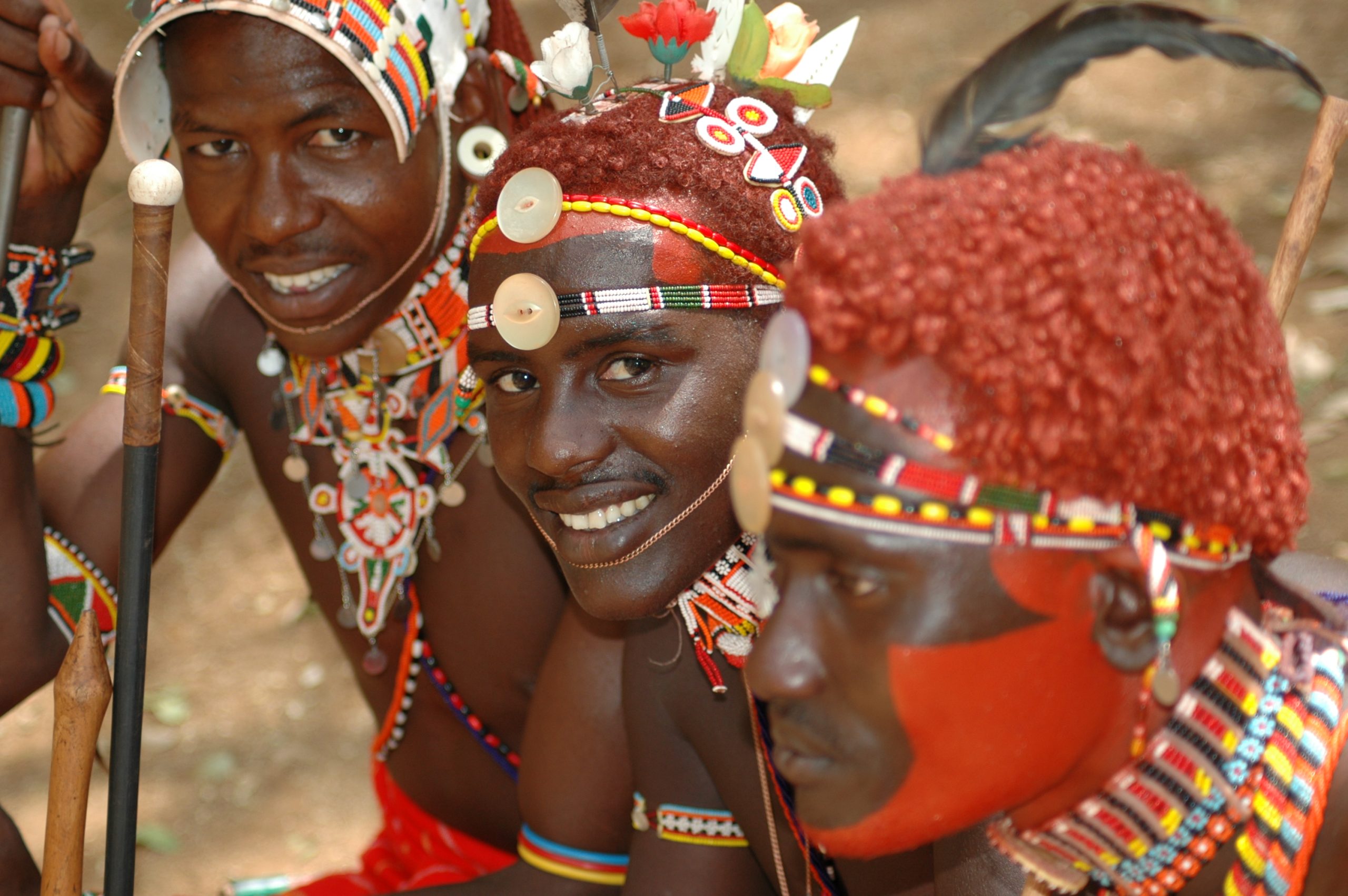 Samburu Boyz by Cyndy Campbell