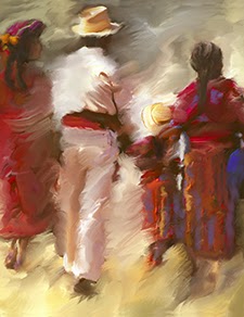 2nd Place, Action: Guatemalan Family by Joan Everds