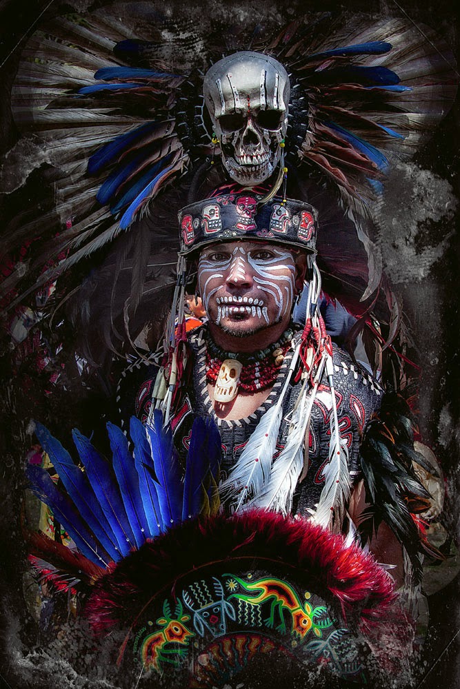3rd Place, People Portrait: Aztec Warrior by David Delgadillo