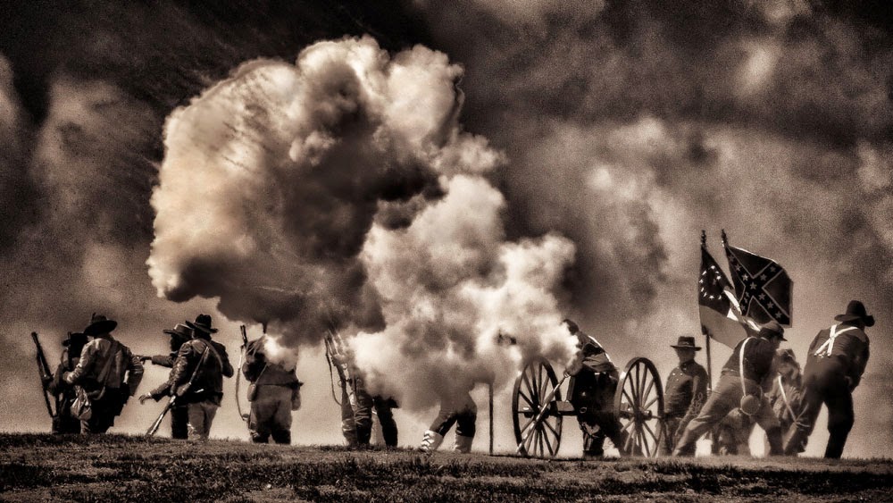 3rd Place, Action: Confederate Cannon Fire by David Delgadillo