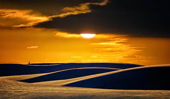 Honorable Mention: Landscape: A Walk on the Sand by Michael Fairbanks