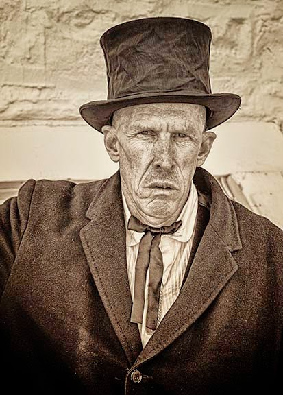 Honorable Mention, Monochrome: The Undertaker by Michael Fairbanks